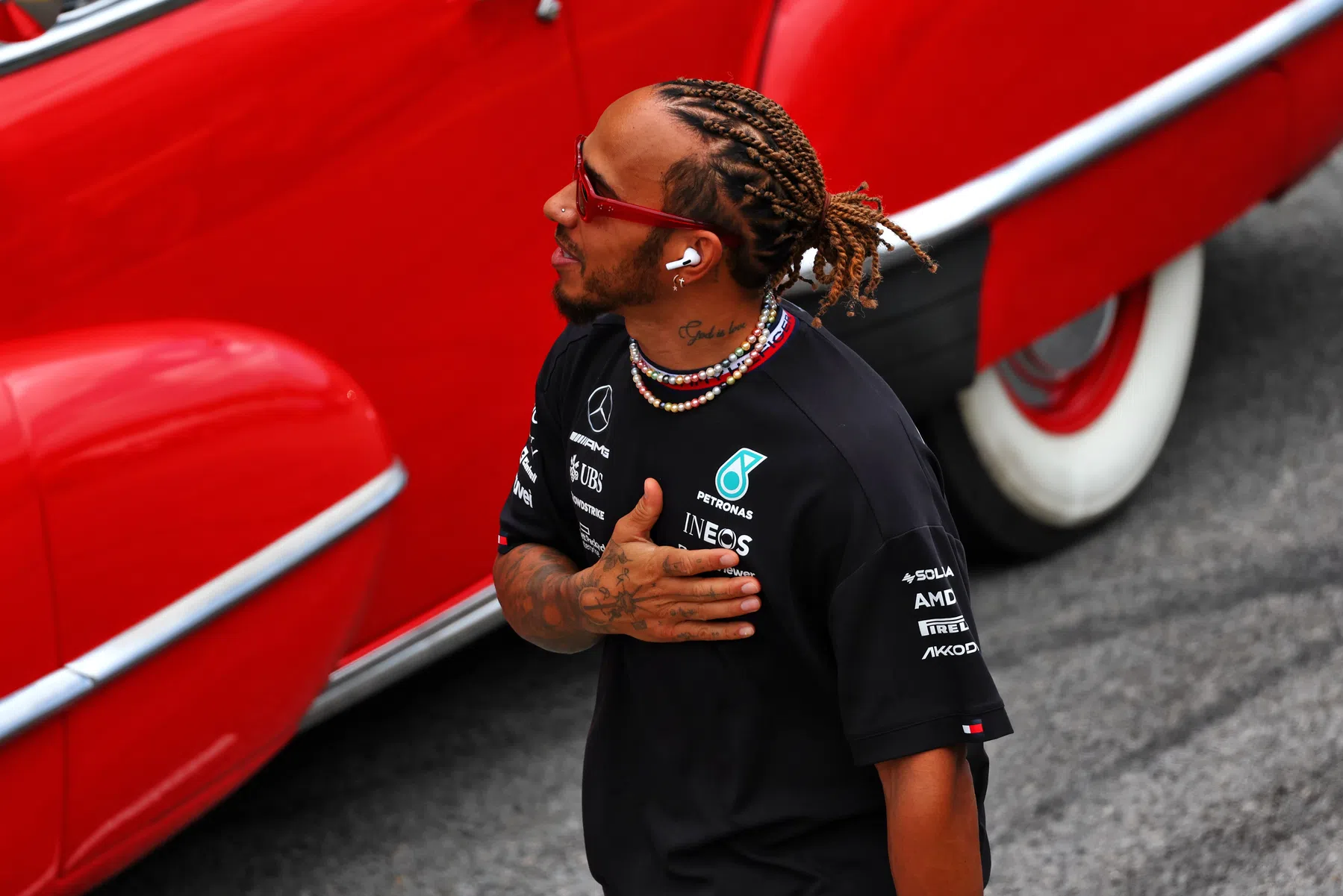 lewis hamilton pinkham croft célébrités de la mode en formule 1