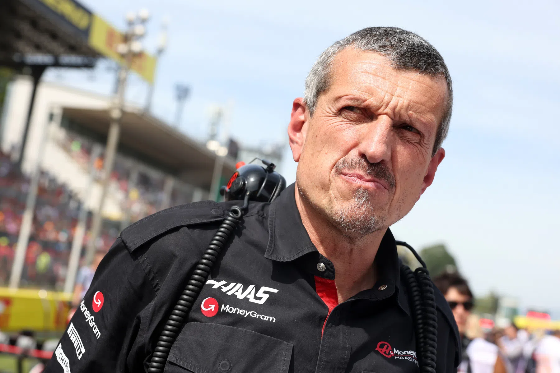 video conor moore as guenther steiner resigns at hare