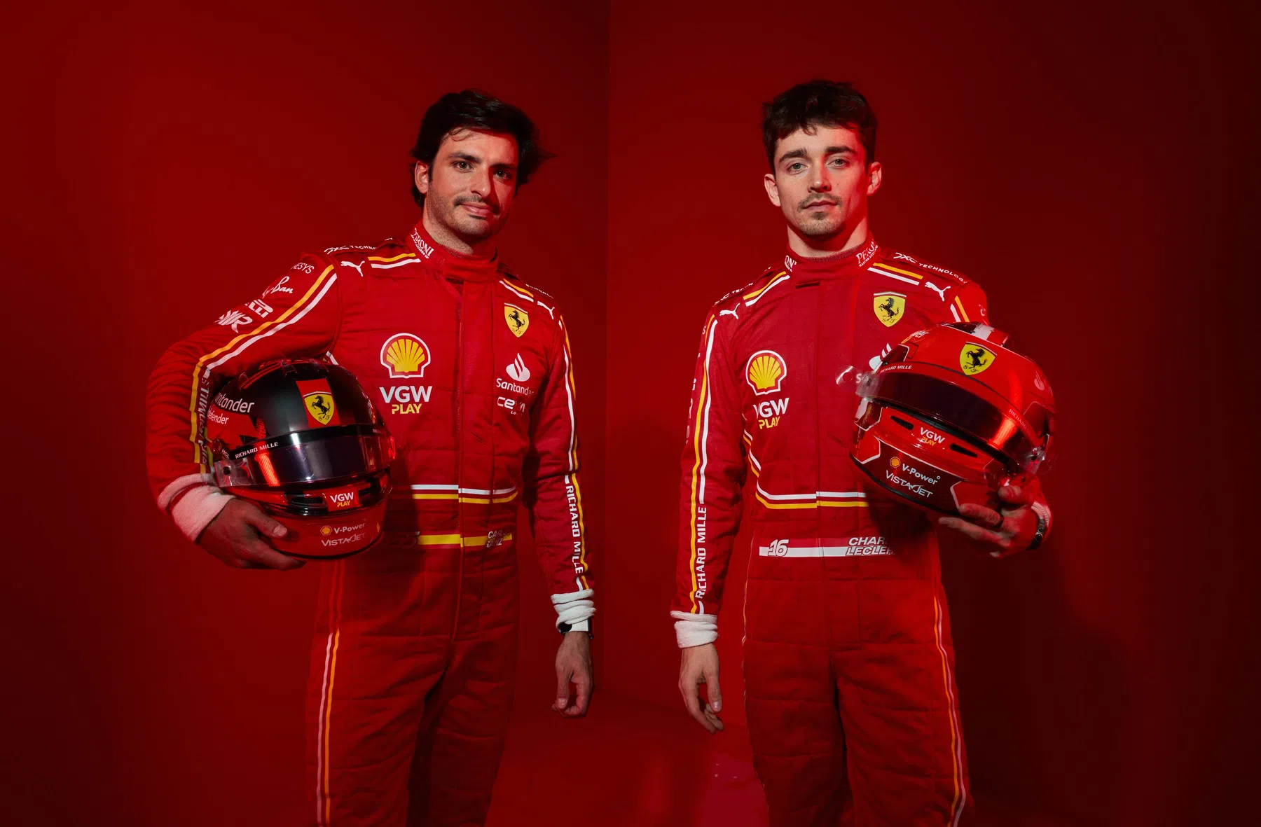 Expectations sainz and leclerc new ferrari sf24