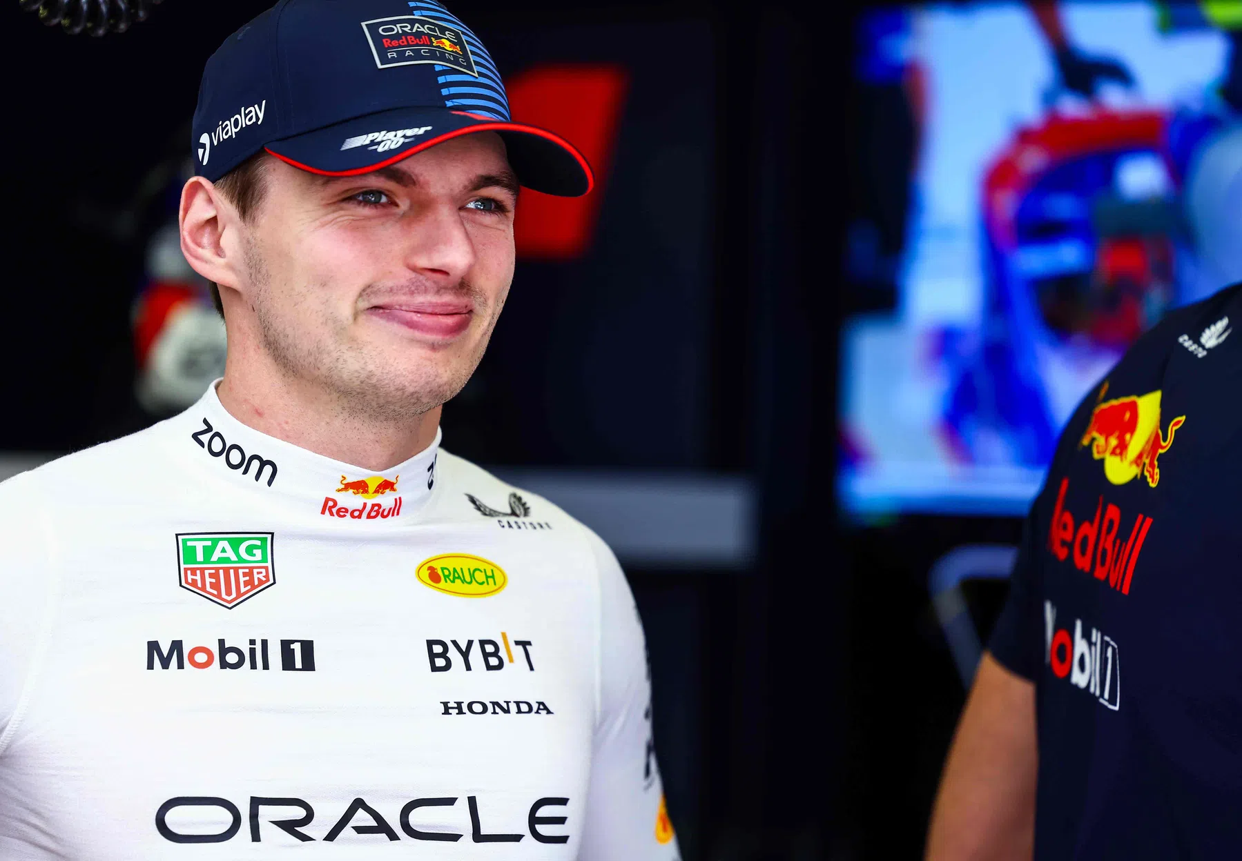 reaction max verstappen after vt2 bahrain 2024