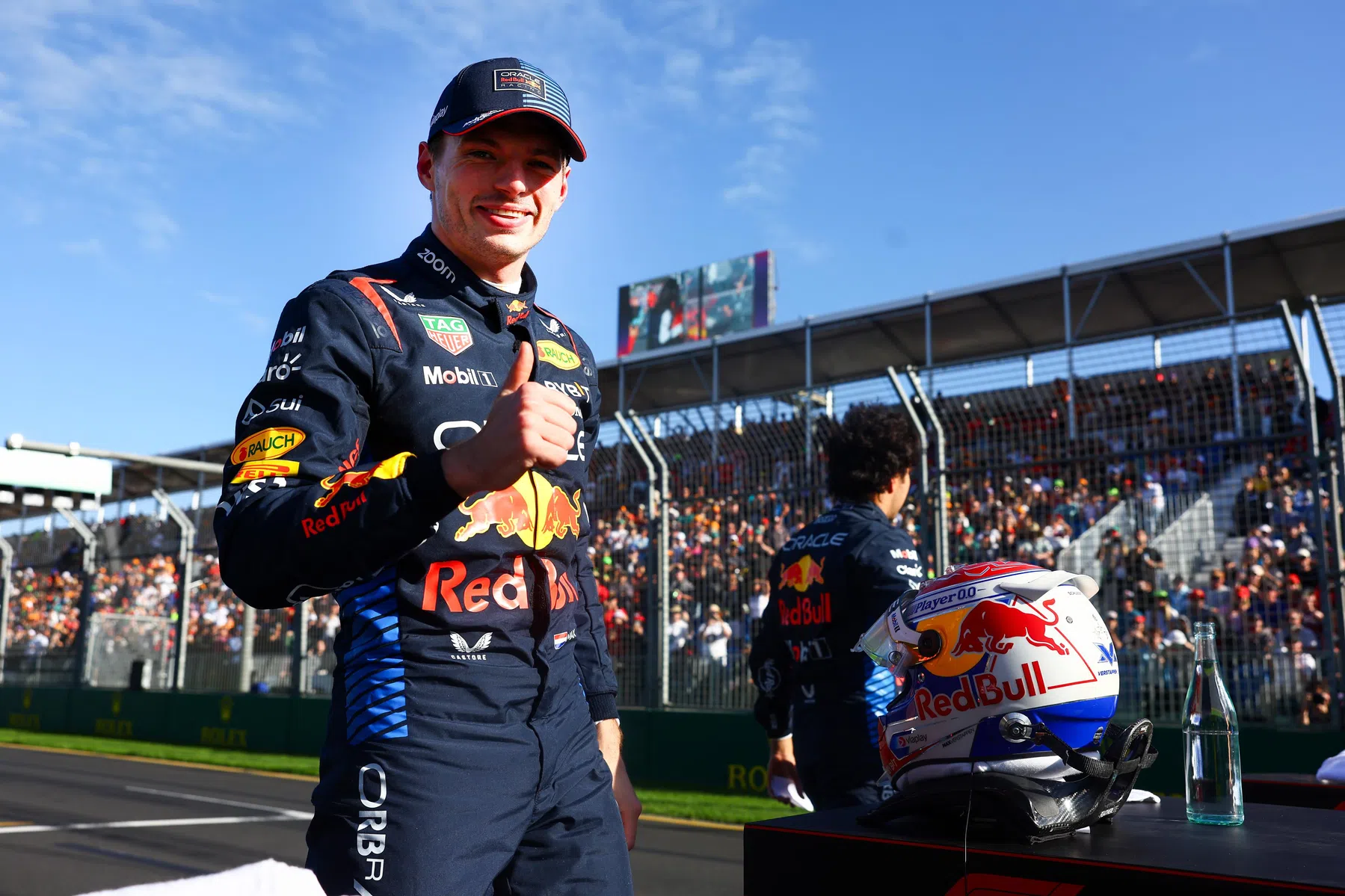 Verstappen remains calm after crashing out in Melbourne