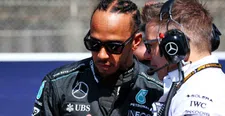 Thumbnail for article: Hamilton defensive after question about Ferrari: 'People keep talking sh*t'