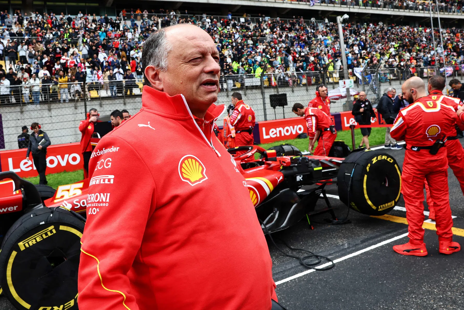 Vasseur finds crash between Leclerc and Sainz 'too much of a good thing'