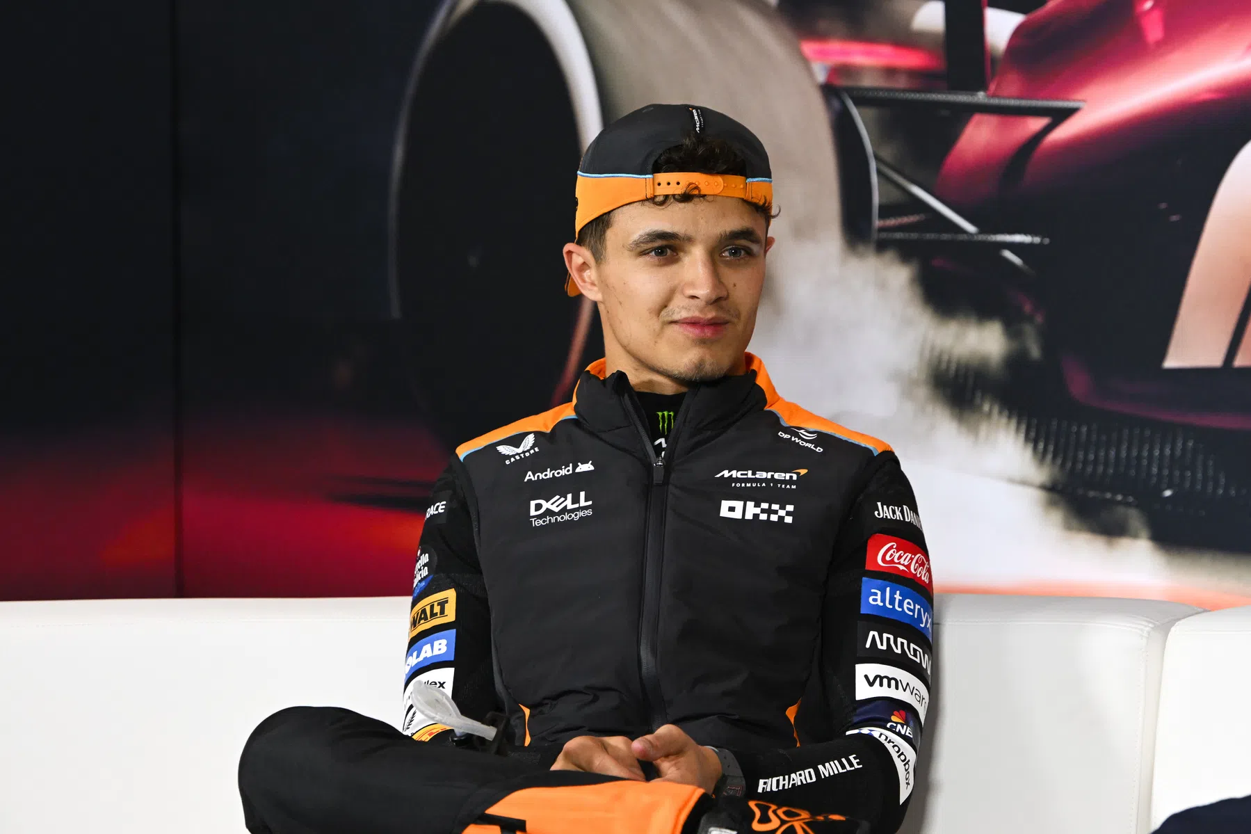 mclaren reaction to Lando Norris injury in Amsterdam