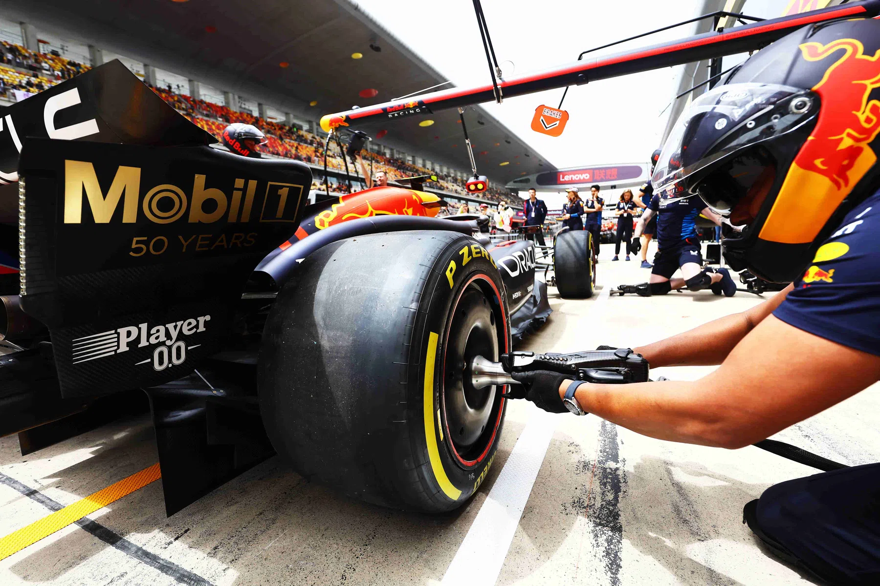 ferrari trumps red bull in pit lane miami with pit stop leclerc