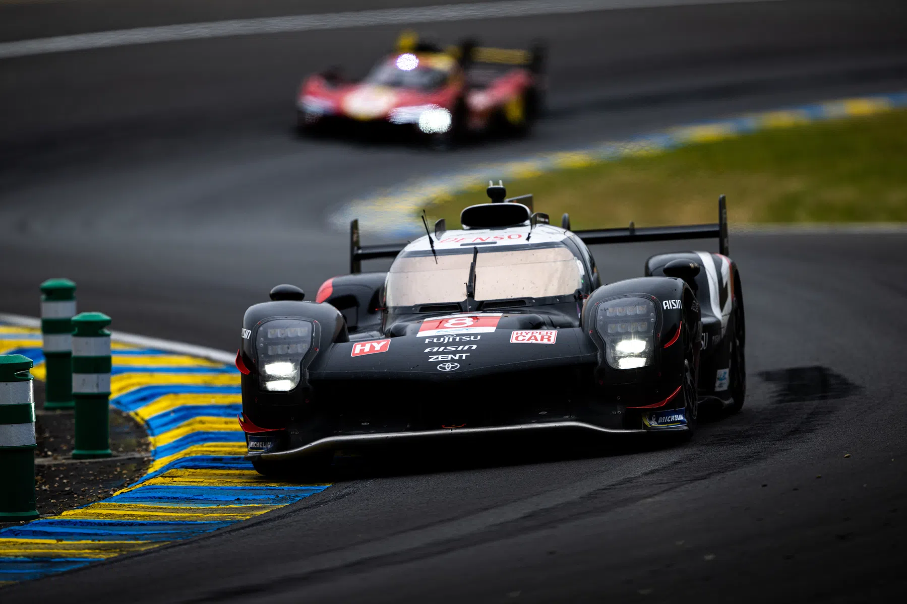 le mans after six hours of racing with ferrari and porsche strong