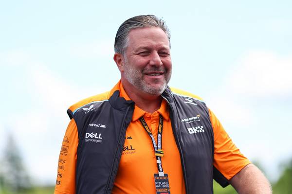 Zak Brown drives Jan Lammers' car