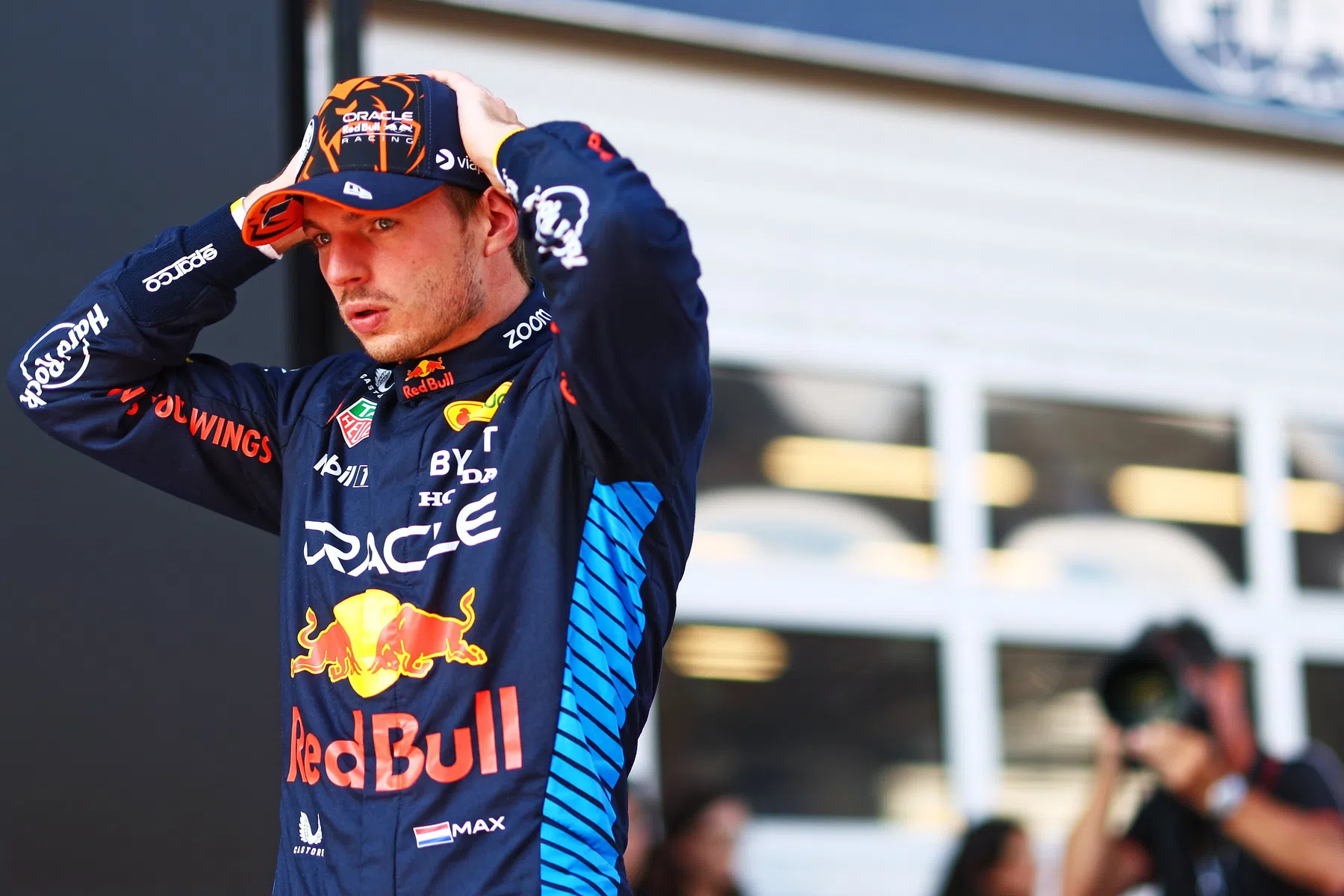 Verstappen reactie na pole position in sprintkwalificatie