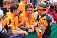 Thumbnail for article: Norris reacts to teammate Piastri's victory after team orders debacle