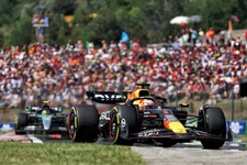 Thumbnail for article: Watch Verstappen and Hamilton crash together during the Hungarian GP