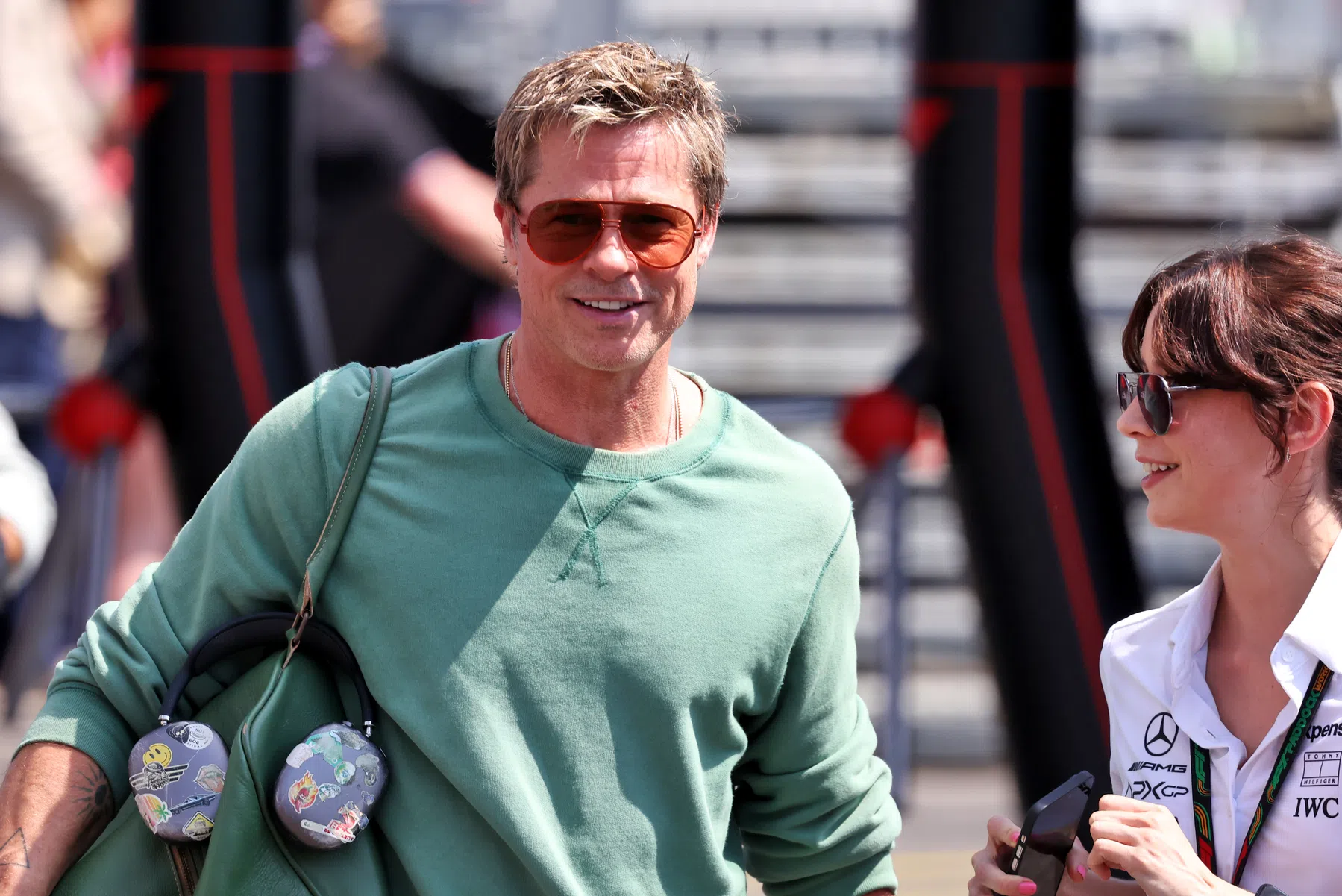 Brad Pitt seen in Belgium for filming weekend 