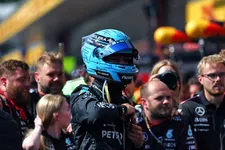 Thumbnail for article: Russell praises Hamilton: 'At least the team still won'