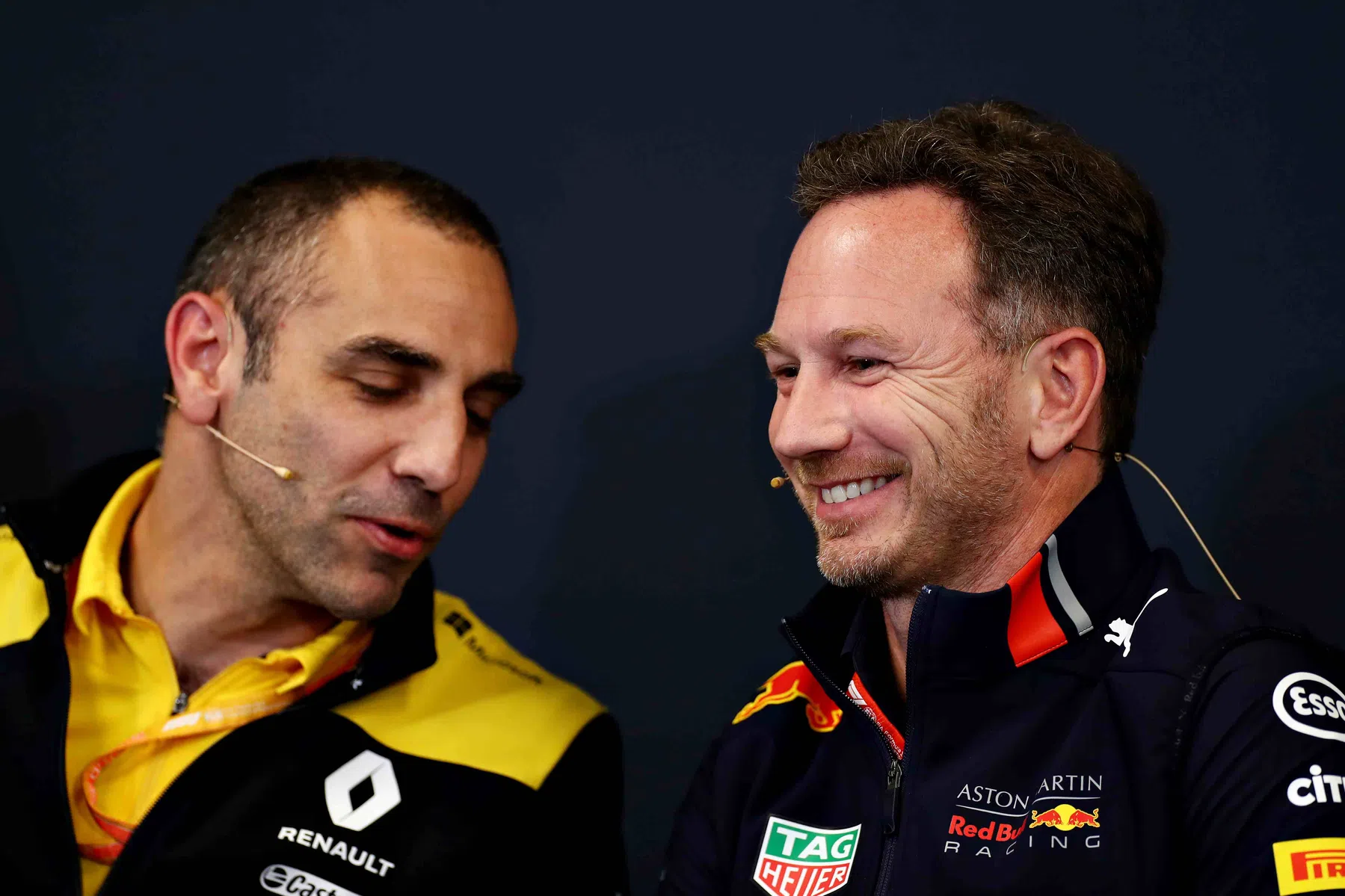 christian horner makes joke about cyril abiteboul