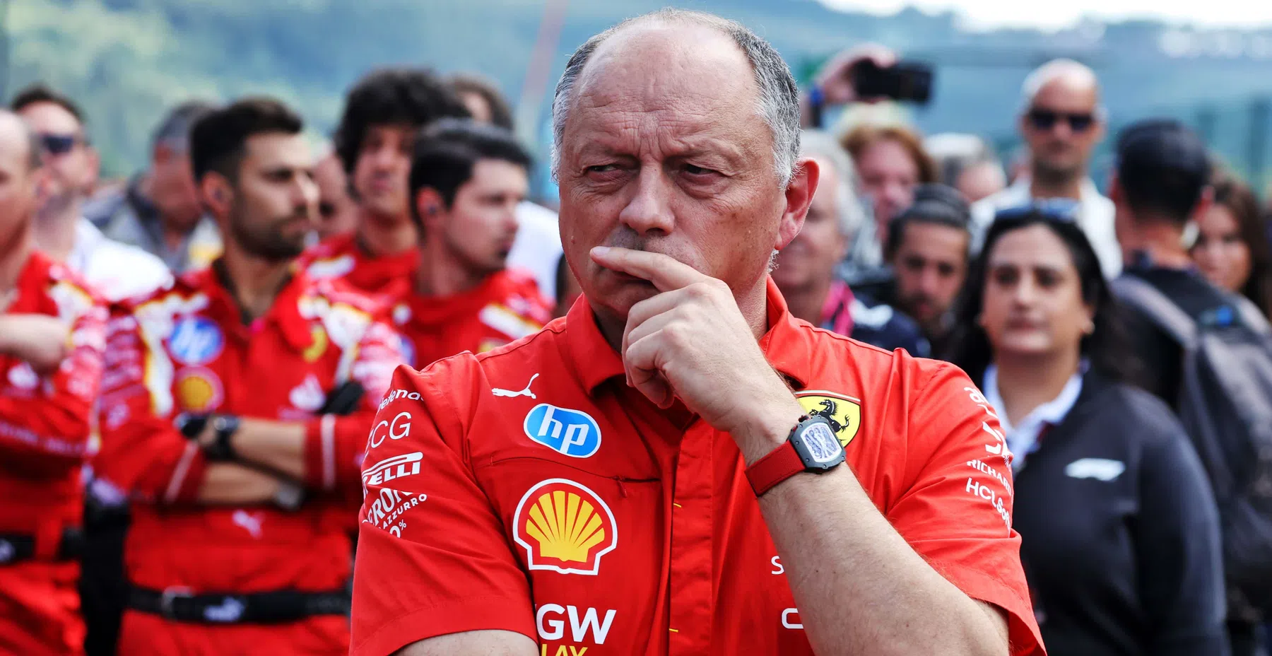 Ferrari teambaas Vasseur over stuiteren in 2024