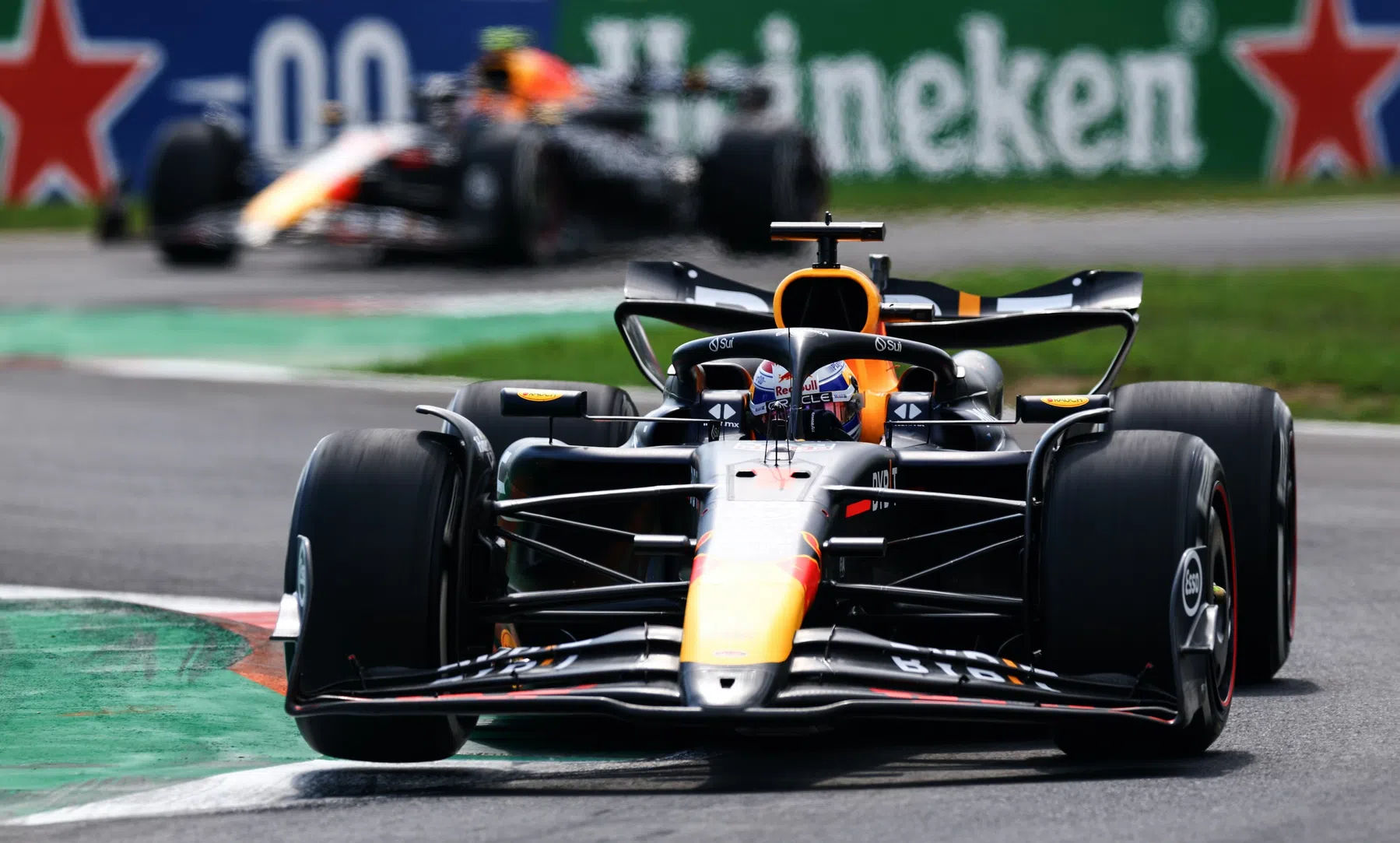 Peter Windsor na F1 Grand Prix van Italië met Max Verstappen