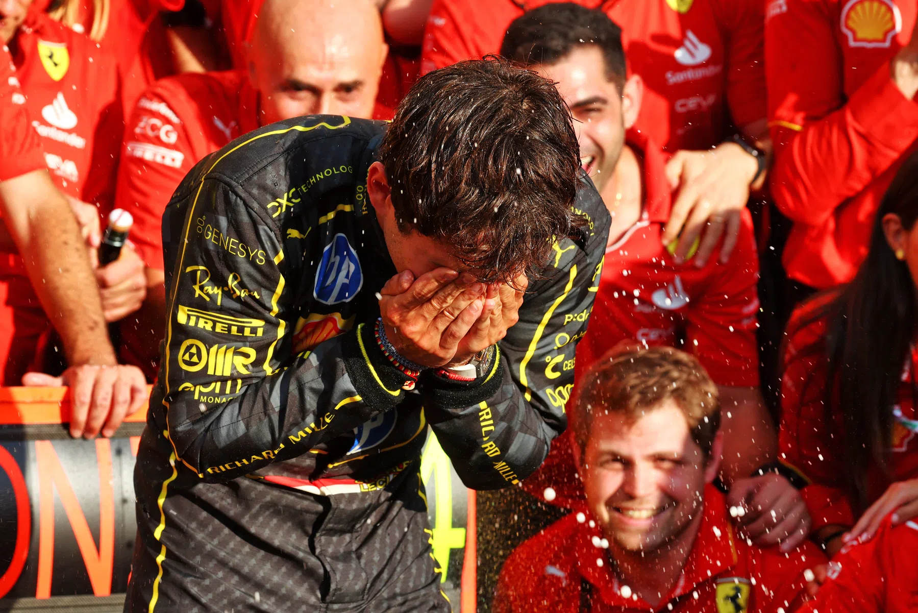 F1 Today Charles Leclerc crashes in Monaco