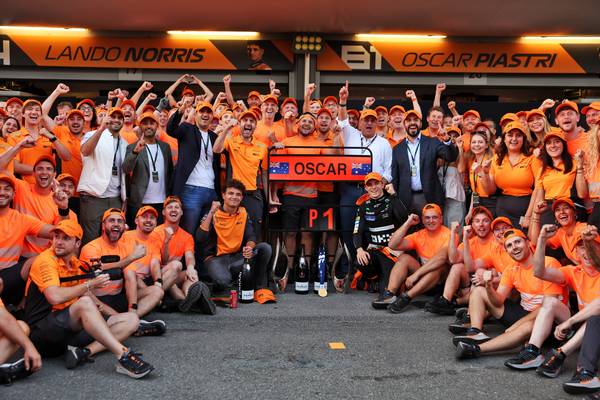 McLaren team orders change Oscar Piastri victory F1 Baku Lando Norris